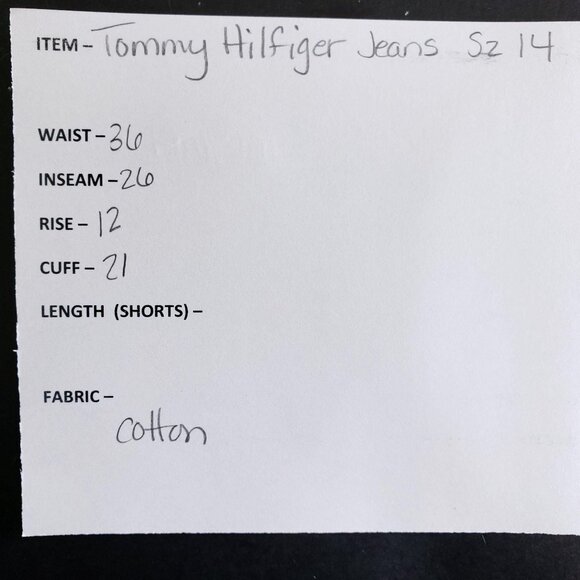Tommy Hilfiger Jeans Women's Size 14 Cropped Wide - Picture 6 of 7